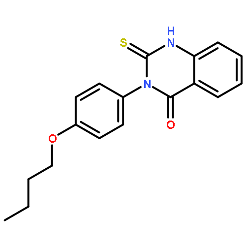 4(1H)-Quinazolinone, 3-(4-butoxyphenyl)-2,3-dihydro-2-thioxo-