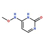 2(1H)-Pyrimidinone,6-(methoxyamino)-