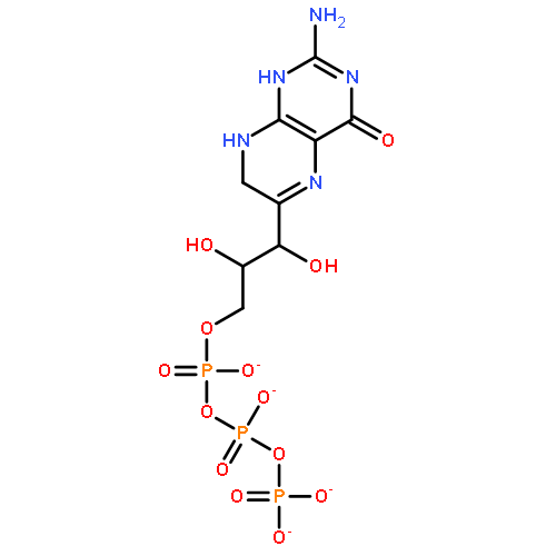 triphosphoric acid, mono[(2R,3S)-3-(2-amino-1,4,7,8-tetrahydro-4-oxo-6-pteridinyl)-2,3-dihydroxypropyl] ester