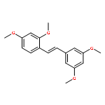 Benzene, 1-[2-(3,5-dimethoxyphenyl)ethenyl]-2,4-dimethoxy-