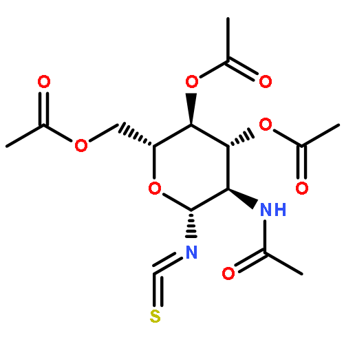 2-Acetamido-3,4,6-tri-O-acetyl-2-deoxy-beta-D-glucopyranosyl isothiocyanate