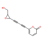 2H-Pyran-2-one,6-[4-[(2S,3S)-3-(hydroxymethyl)-2-oxiranyl]-1,3-butadiyn-1-yl]-