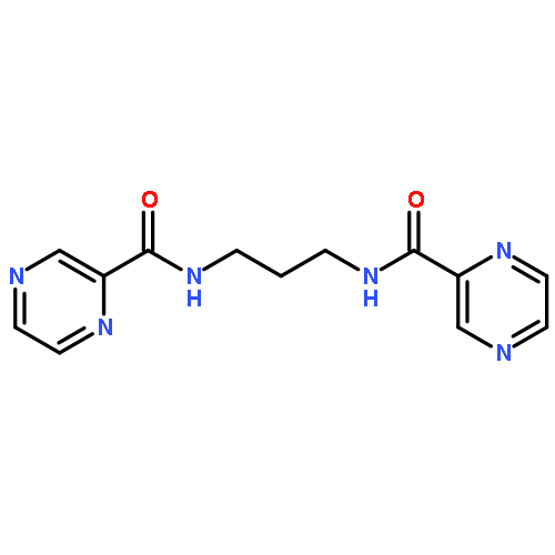 Pyrazinecarboxamide, N,N'-1,3-propanediylbis-