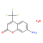 2H-1-Benzopyran-2-one, 7-amino-4-(trifluoromethyl)-, monohydrate