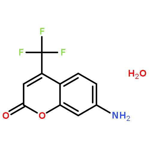 2H-1-Benzopyran-2-one, 7-amino-4-(trifluoromethyl)-, monohydrate