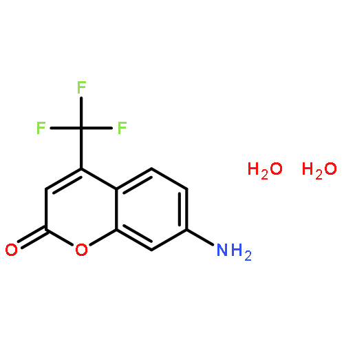 2H-1-Benzopyran-2-one, 7-amino-4-(trifluoromethyl)-, dihydrate