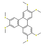 Triphenylene, 2,3,6,7,10,11-hexakis(methylthio)-