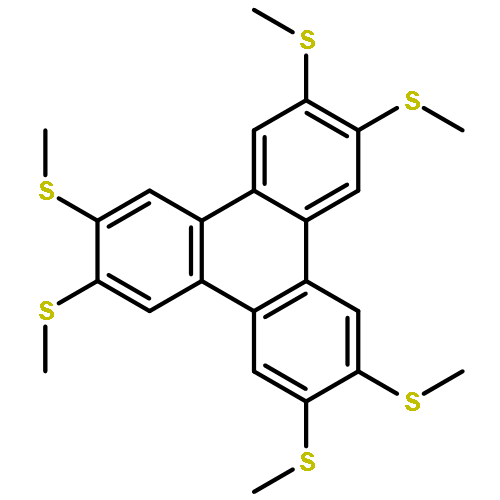 Triphenylene, 2,3,6,7,10,11-hexakis(methylthio)-