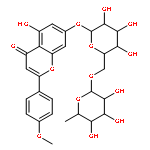 5-hydroxy-2-(4-methoxyphenyl)-7-[3,4,5-trihydroxy-6-[(3,4,5-trihydroxy-6-methyloxan-2-yl)oxymethyl]oxan-2-yl]oxychromen-4-one