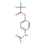 Propanoic acid, 2,2-dimethyl-, 4-(acetylamino)phenyl ester