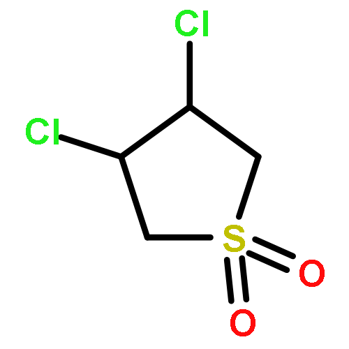 Thiophene,3,4-dichlorotetrahydro-, 1,1-dioxide, (3R,4R)-rel-