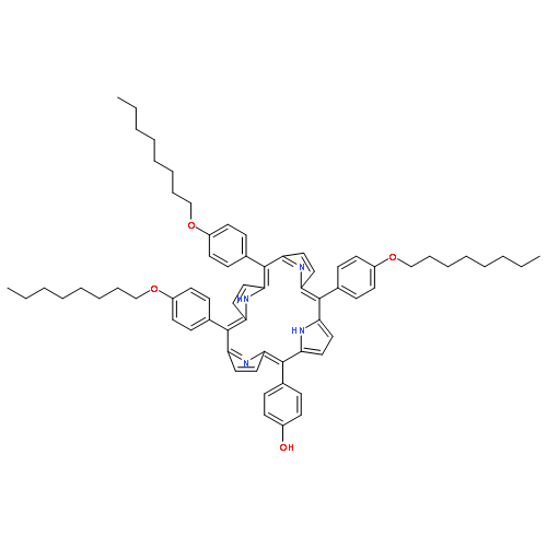 Phenol, 4-[10,15,20-tris[4-(octyloxy)phenyl]-21H,23H-porphin-5-yl]-