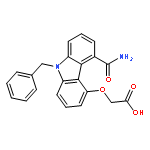 Acetic acid,[[5-(aminocarbonyl)-9-(phenylmethyl)-9H-carbazol-4-yl]oxy]-