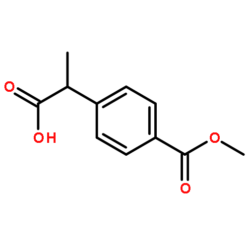 Benzeneacetic acid,4-(methoxycarbonyl)-a-methyl-