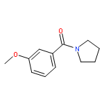 (3-methoxyphenyl)(pyrrolidin-1-yl)methanone