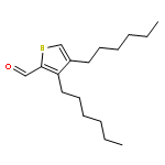 2-Thiophenecarboxaldehyde, 3,4-dihexyl-