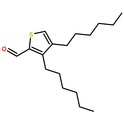 2-Thiophenecarboxaldehyde, 3,4-dihexyl-