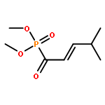 Phosphonic acid, [(2E)-4-methyl-1-oxo-2-pentenyl]-, dimethyl ester