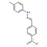 Benzaldehyde, 4-nitro-, (4-methylphenyl)hydrazone