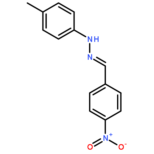 Benzaldehyde, 4-nitro-, (4-methylphenyl)hydrazone