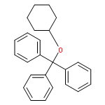 Benzene, 1,1',1''-[(cyclohexyloxy)methylidyne]tris-