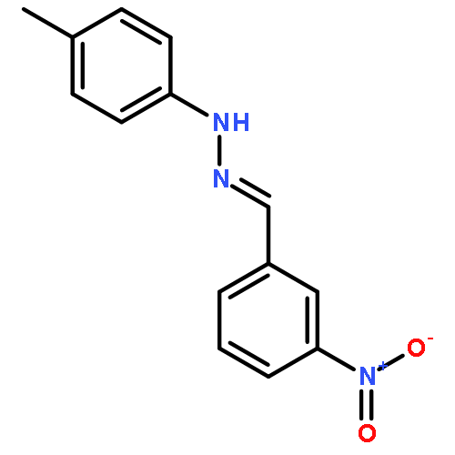 Benzaldehyde, 3-nitro-, (4-methylphenyl)hydrazone