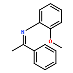 Benzenamine, 2-methoxy-N-(1-phenylethylidene)-