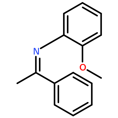 Benzenamine, 2-methoxy-N-(1-phenylethylidene)-