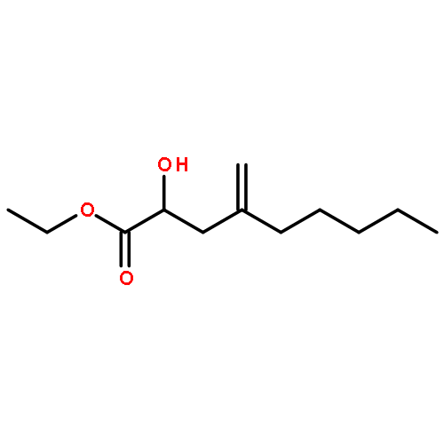 Nonanoic acid, 2-hydroxy-4-methylene-, ethyl ester, (2R)-