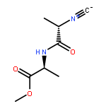 L-Alanine, N-[(2S)-2-isocyano-1-oxopropyl]-, methyl ester