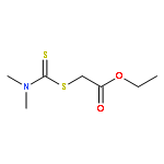 ethyl [(dimethylcarbamothioyl)sulfanyl]acetate