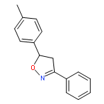 Isoxazole, 4,5-dihydro-5-(4-methylphenyl)-3-phenyl-