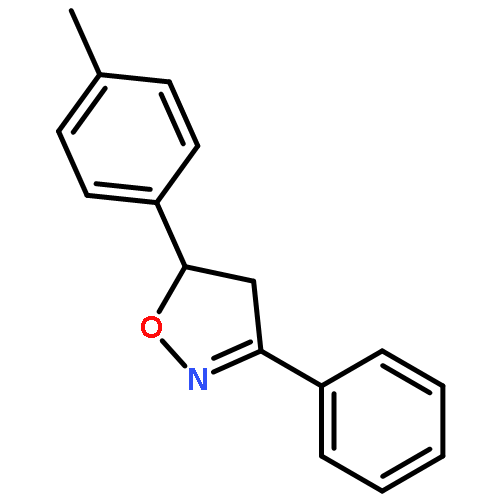 Isoxazole, 4,5-dihydro-5-(4-methylphenyl)-3-phenyl-