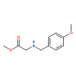 Glycine, N-[(4-methoxyphenyl)methyl]-, methyl ester