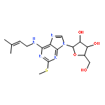 N-(3-methylbut-2-en-1-yl)-2-(methylsulfanyl)adenosine