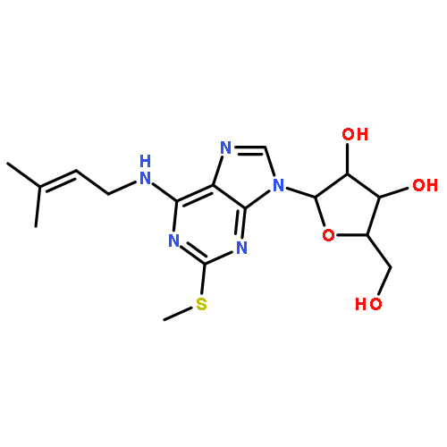 N-(3-methylbut-2-en-1-yl)-2-(methylsulfanyl)adenosine