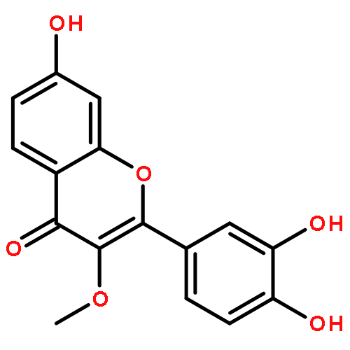 2-(3,4-dihydroxy-phenyl)-7-hydroxy-3-methoxy-chromen-4-one