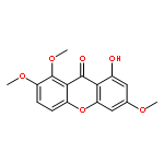 8-hydroxy-1,2,6-trimethoxy-9H-xanthen-9-one