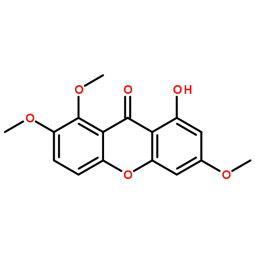 8-hydroxy-1,2,6-trimethoxy-9H-xanthen-9-one