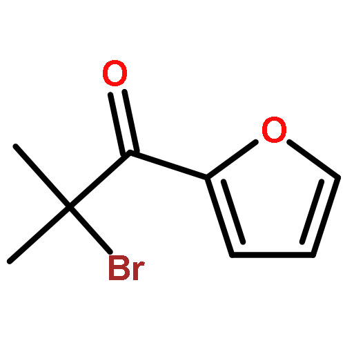 1-Propanone, 2-bromo-1-(2-furanyl)-2-methyl- (9CI)