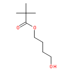 Propanoic acid, 2,2-dimethyl-, 4-hydroxybutyl ester