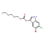 5-Bromo-6-chloro-1H-indol-3-yl octanoate