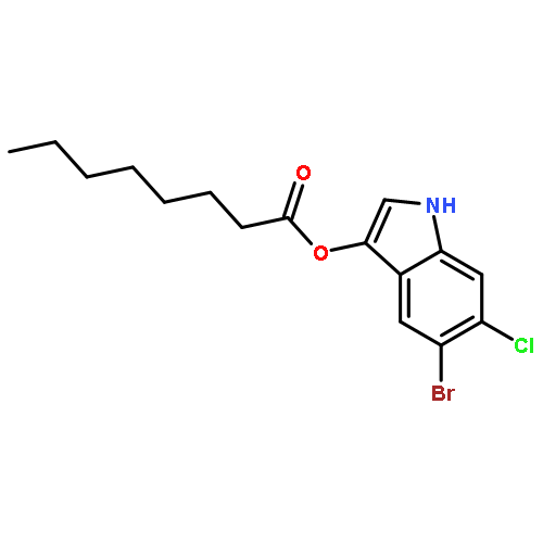 5-Bromo-6-chloro-1H-indol-3-yl octanoate