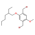 1,4-Bis(bromomethyl)-2-((2-ethylhexyl)oxy)-5-methoxybenzene