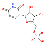 1,2,4-Triazine-3,5(2H,4H)-dione,2-(5-O-phosphono-b-D-ribofuranosyl)-