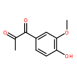 1-(4-Hydroxy-3-methoxy-phenyl)-propan-1,2-dion