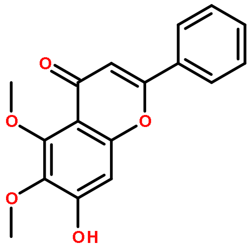 4H-1-Benzopyran-4-one, 7-hydroxy-5,6-dimethoxy-2-phenyl-