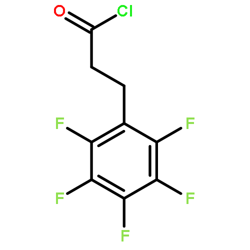 Benzenepropanoylchloride, 2,3,4,5,6-pentafluoro-