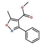 4-Isoxazolecarboxylicacid, 5-methyl-3-phenyl-, methyl ester