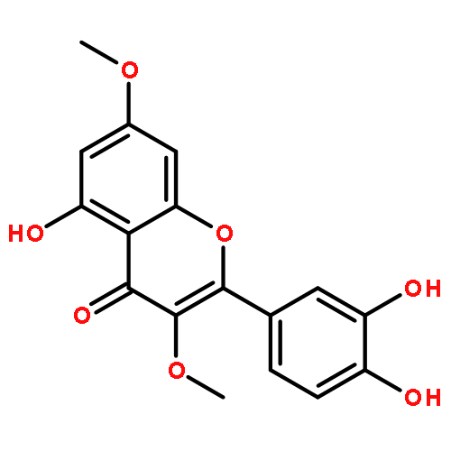 4H-1-Benzopyran-4-one,2-(3,4-dihydroxyphenyl)-5-hydroxy-3,7-dimethoxy-